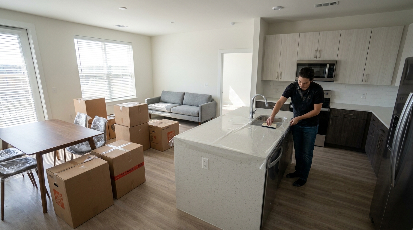 Оклейка мебели в новостройке: когда и зачем