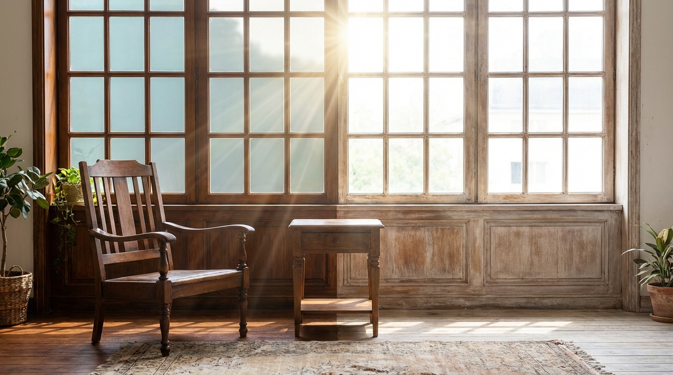 Как плёнка защищает мебель от ультрафиолета