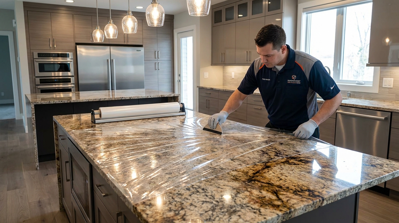 Защита столешницы из натурального гранита